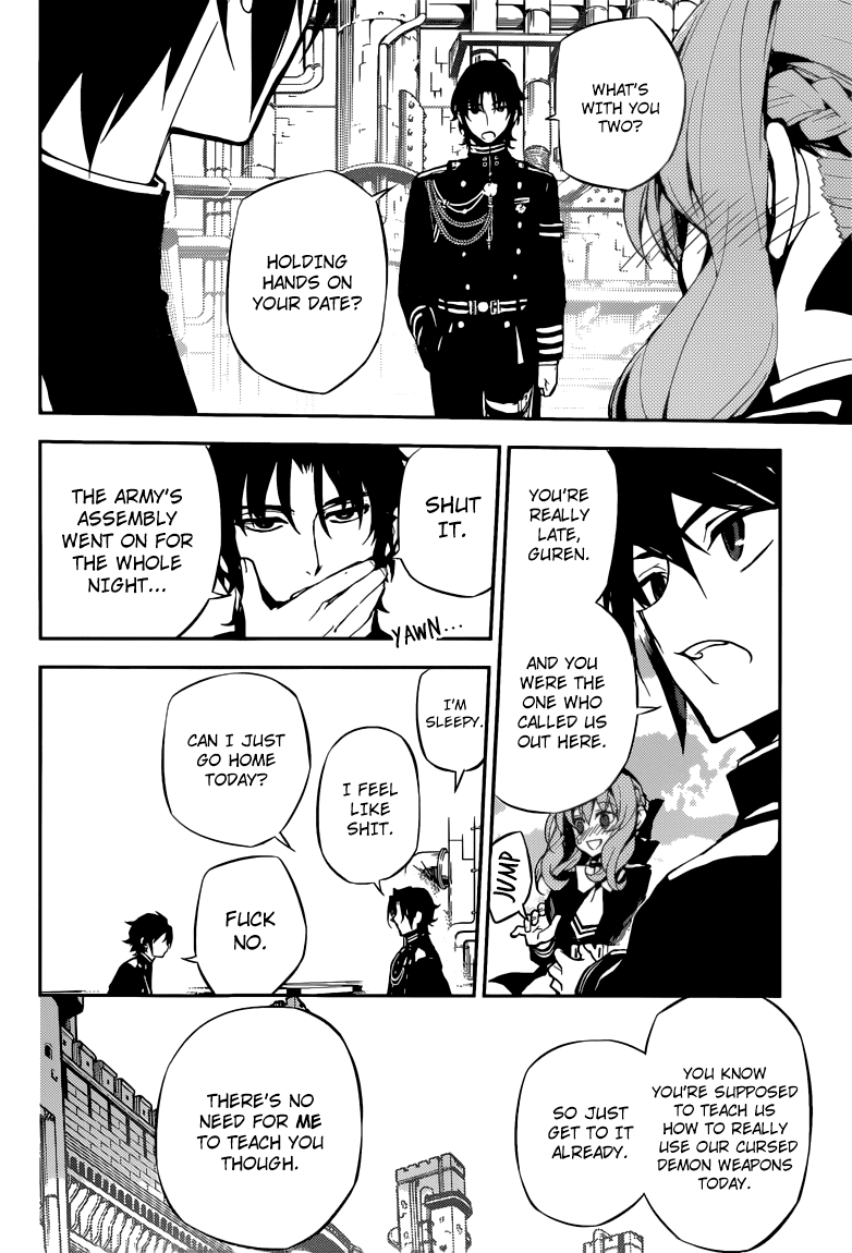Seraph of the End Chapter 18 page 10 - Chapter 18: The Possesing Mahiru