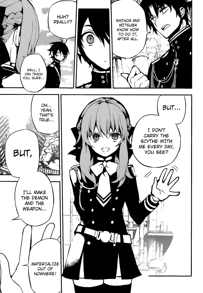 Seraph of the End Chapter 18 page 11 - Chapter 18: The Possesing Mahiru