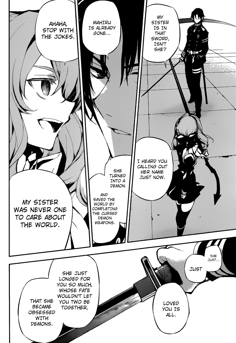 Seraph of the End Chapter 18 page 22 - Chapter 18: The Possesing Mahiru