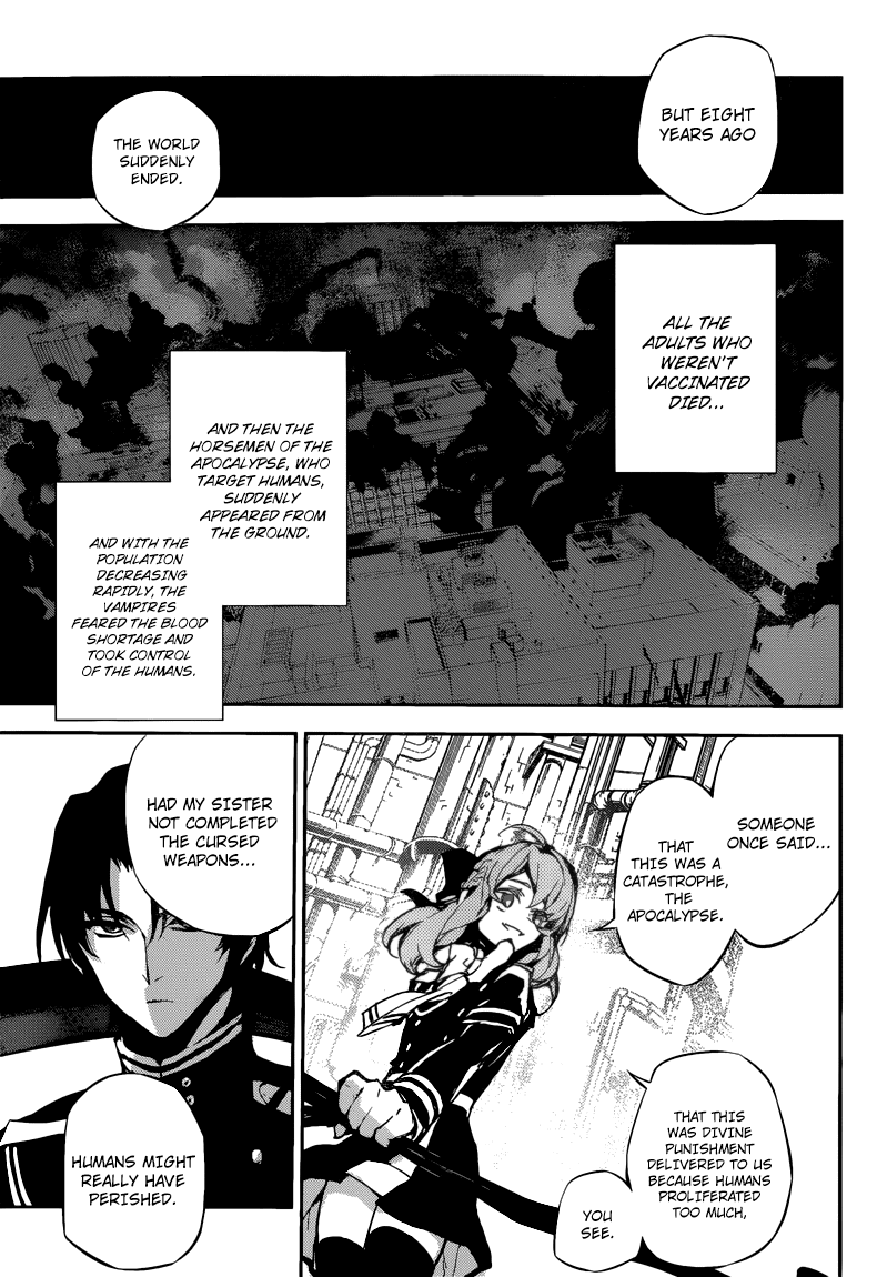 Seraph of the End Chapter 18 page 23 - Chapter 18: The Possesing Mahiru