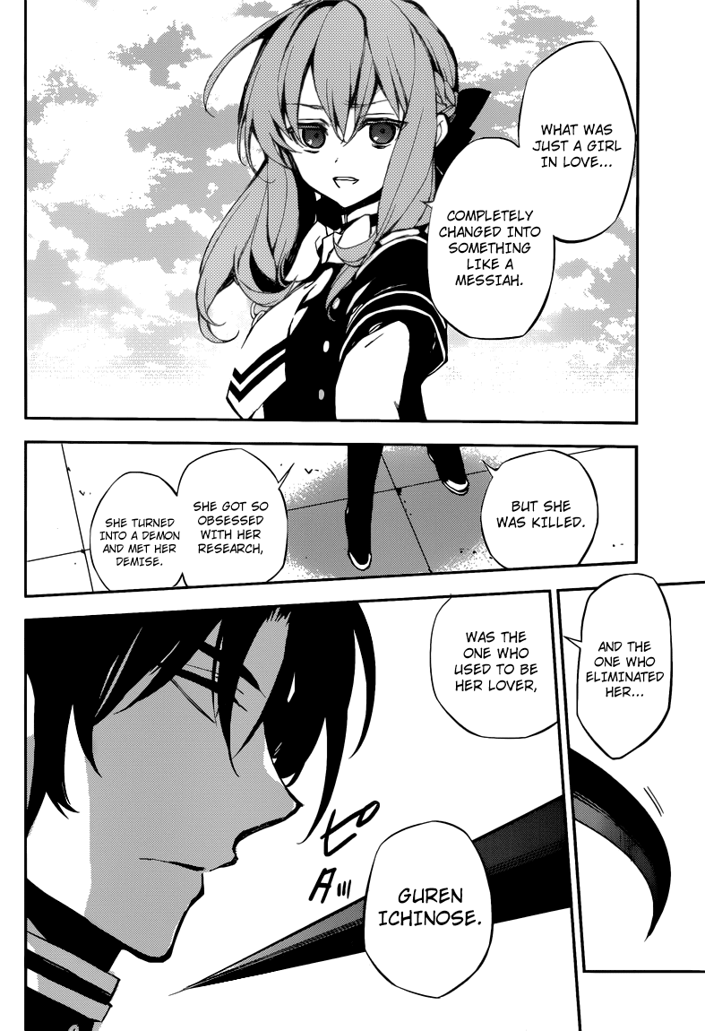 Seraph of the End Chapter 18 page 24 - Chapter 18: The Possesing Mahiru