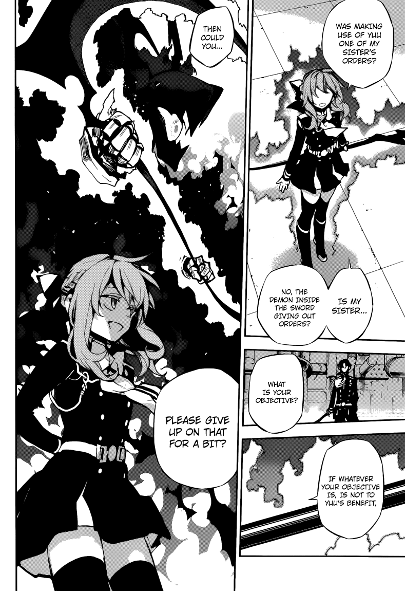 Seraph of the End Chapter 18 page 28 - Chapter 18: The Possesing Mahiru