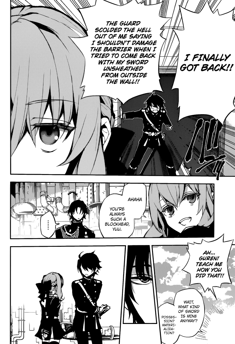Seraph of the End Chapter 18 page 30 - Chapter 18: The Possesing Mahiru