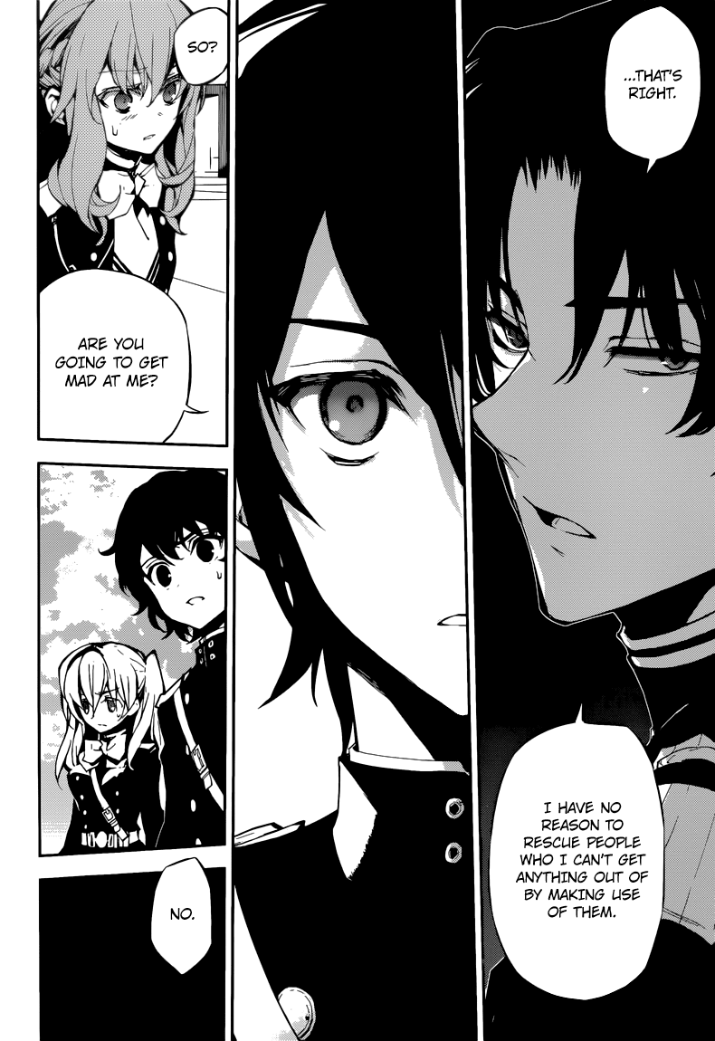 Seraph of the End Chapter 18 page 35 - Chapter 18: The Possesing Mahiru