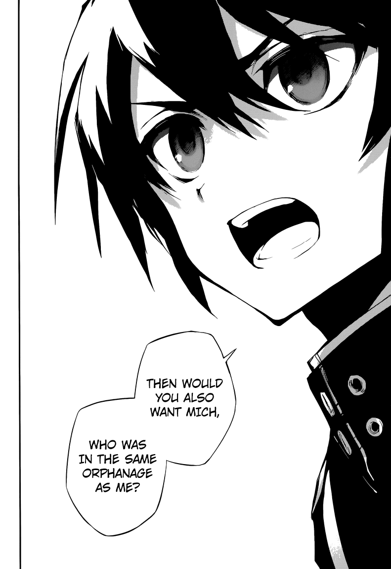 Seraph of the End Chapter 18 page 37 - Chapter 18: The Possesing Mahiru