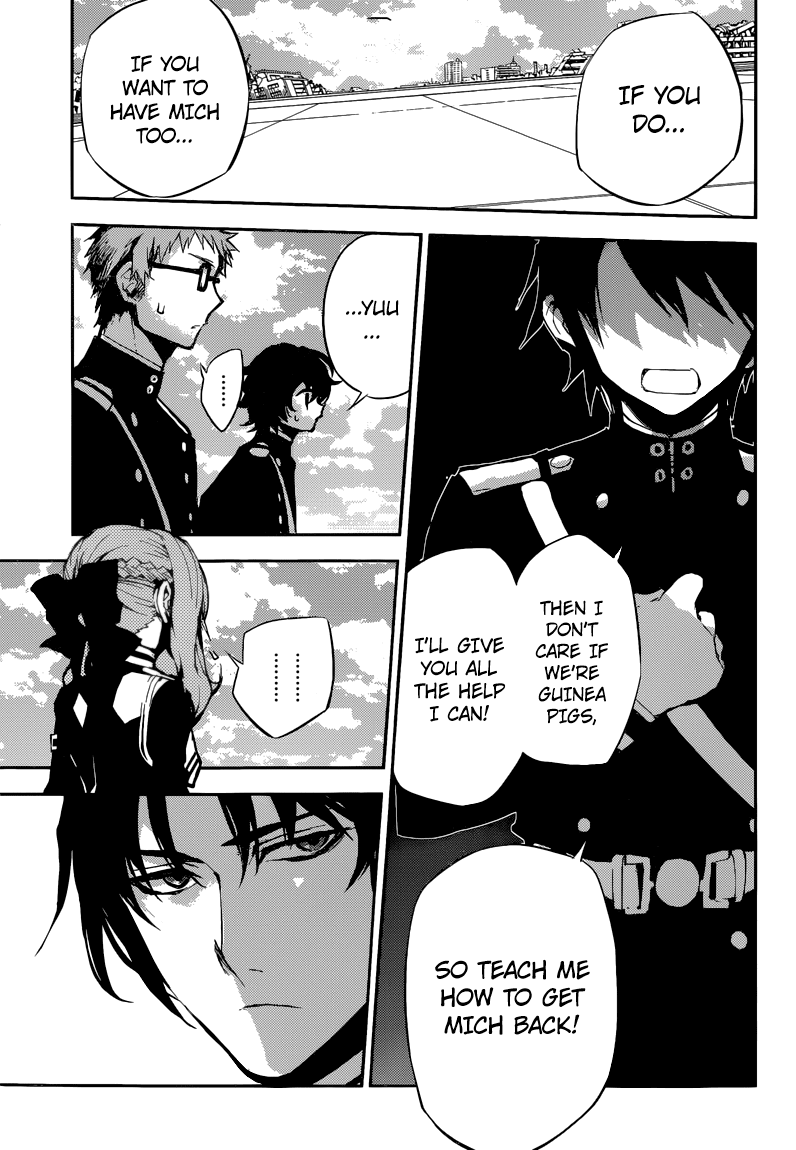 Seraph of the End Chapter 18 page 38 - Chapter 18: The Possesing Mahiru