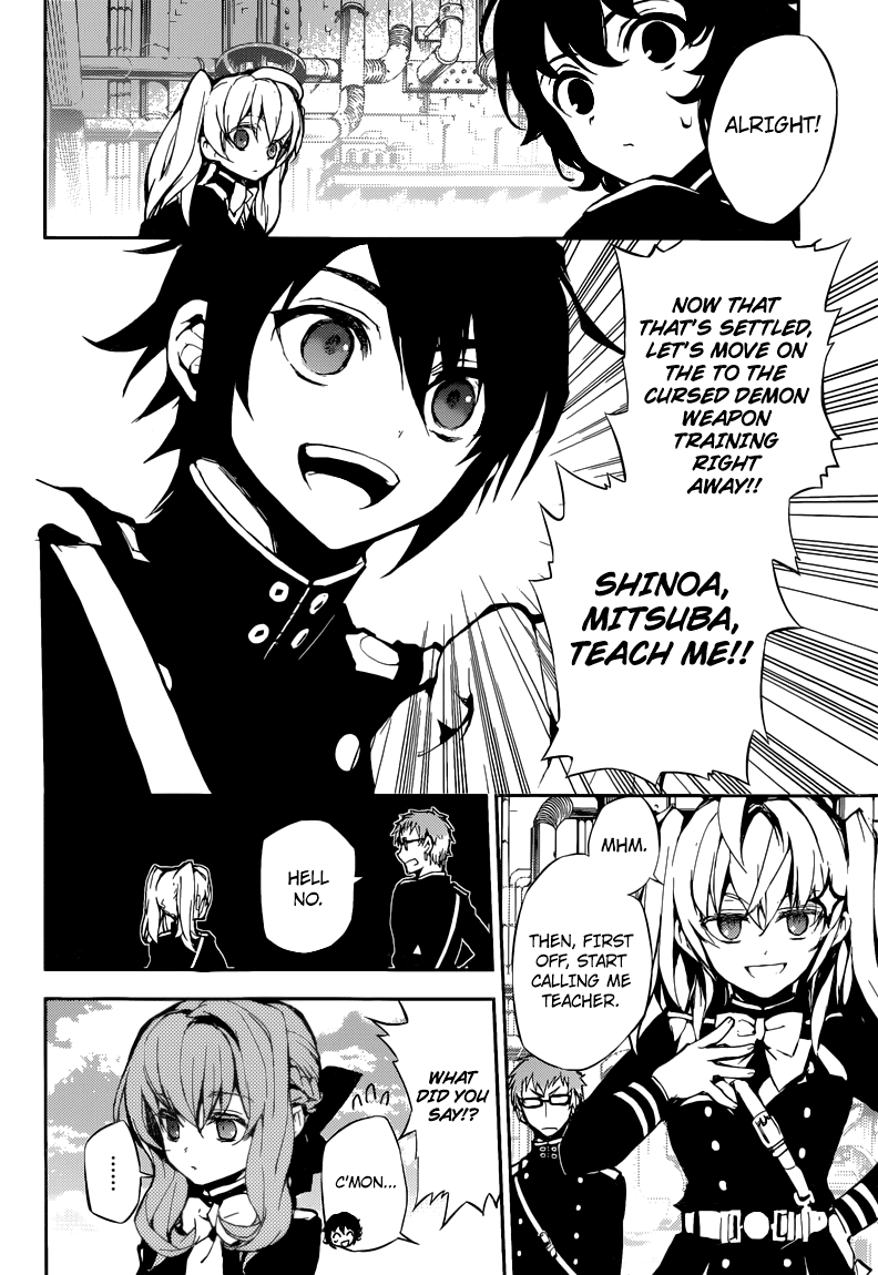 Seraph of the End Chapter 18 page 40 - Chapter 18: The Possesing Mahiru