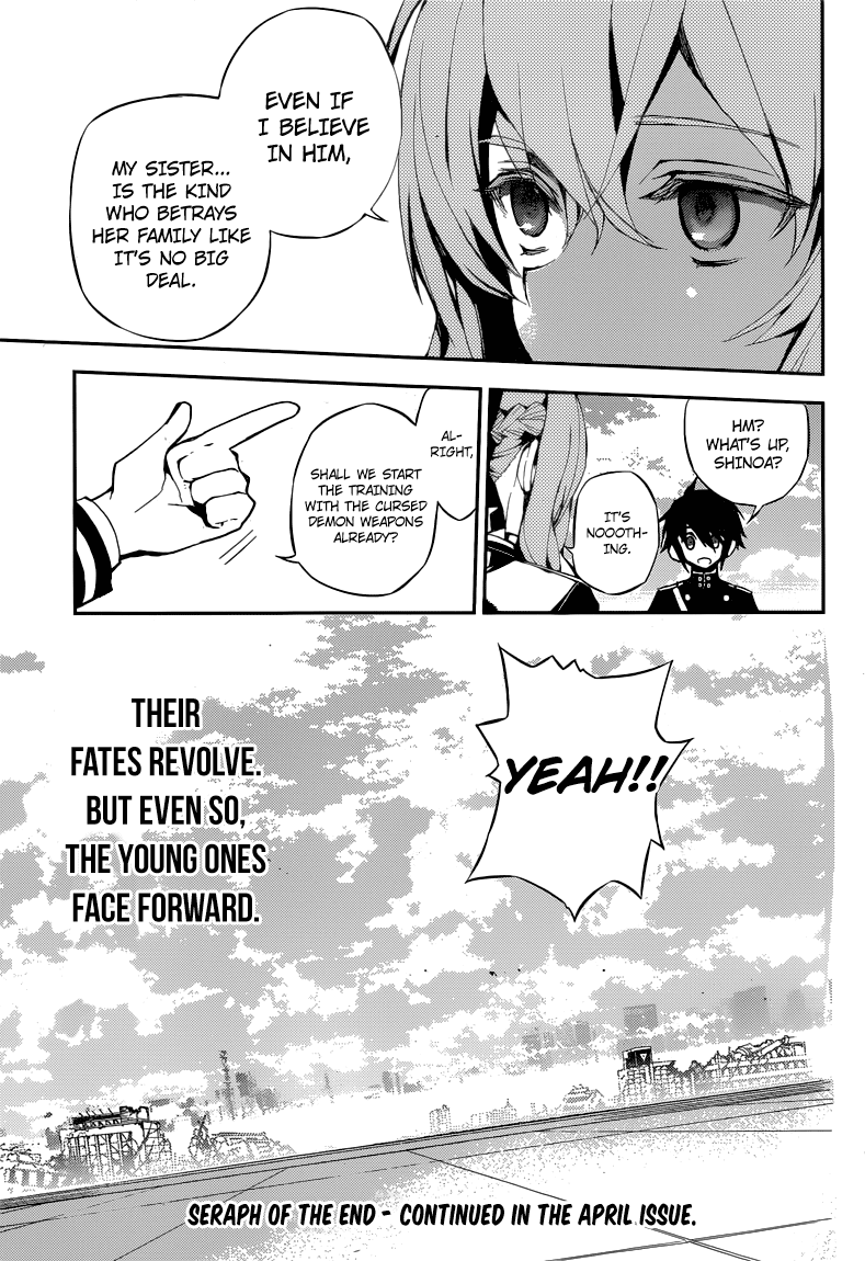 Seraph of the End Chapter 18 page 41 - Chapter 18: The Possesing Mahiru