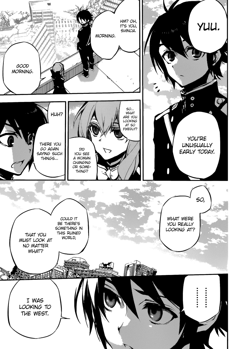 Seraph of the End Chapter 18 page 5 - Chapter 18: The Possesing Mahiru