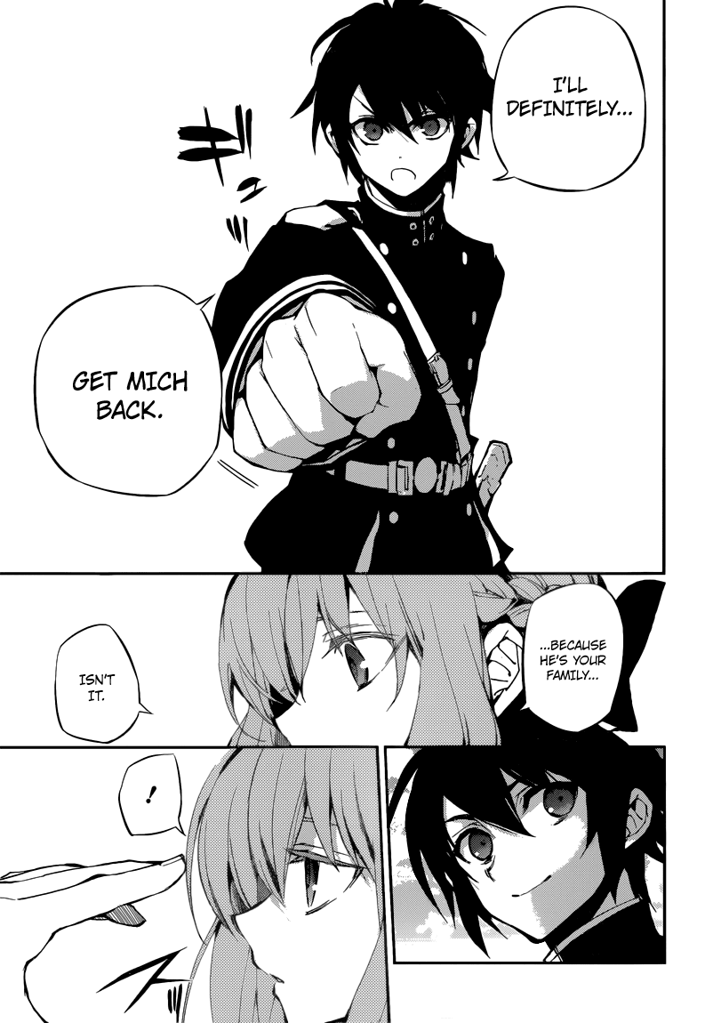 Seraph of the End Chapter 18 page 7 - Chapter 18: The Possesing Mahiru