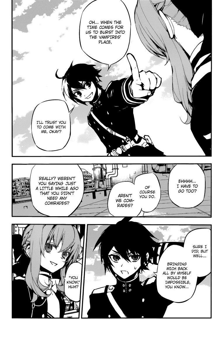 Seraph of the End Chapter 18 page 8 - Chapter 18: The Possesing Mahiru