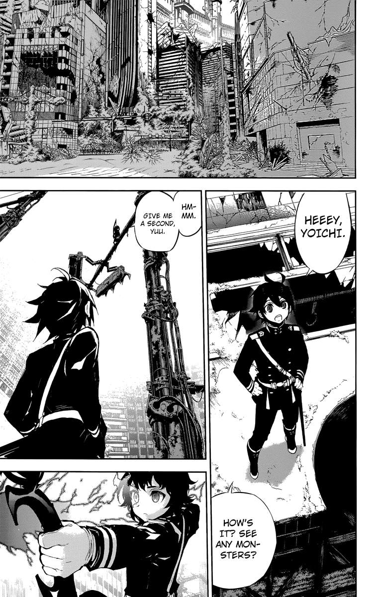 Seraph of the End Chapter 19 page 1 - Chapter 19: The Cause Of The Madness