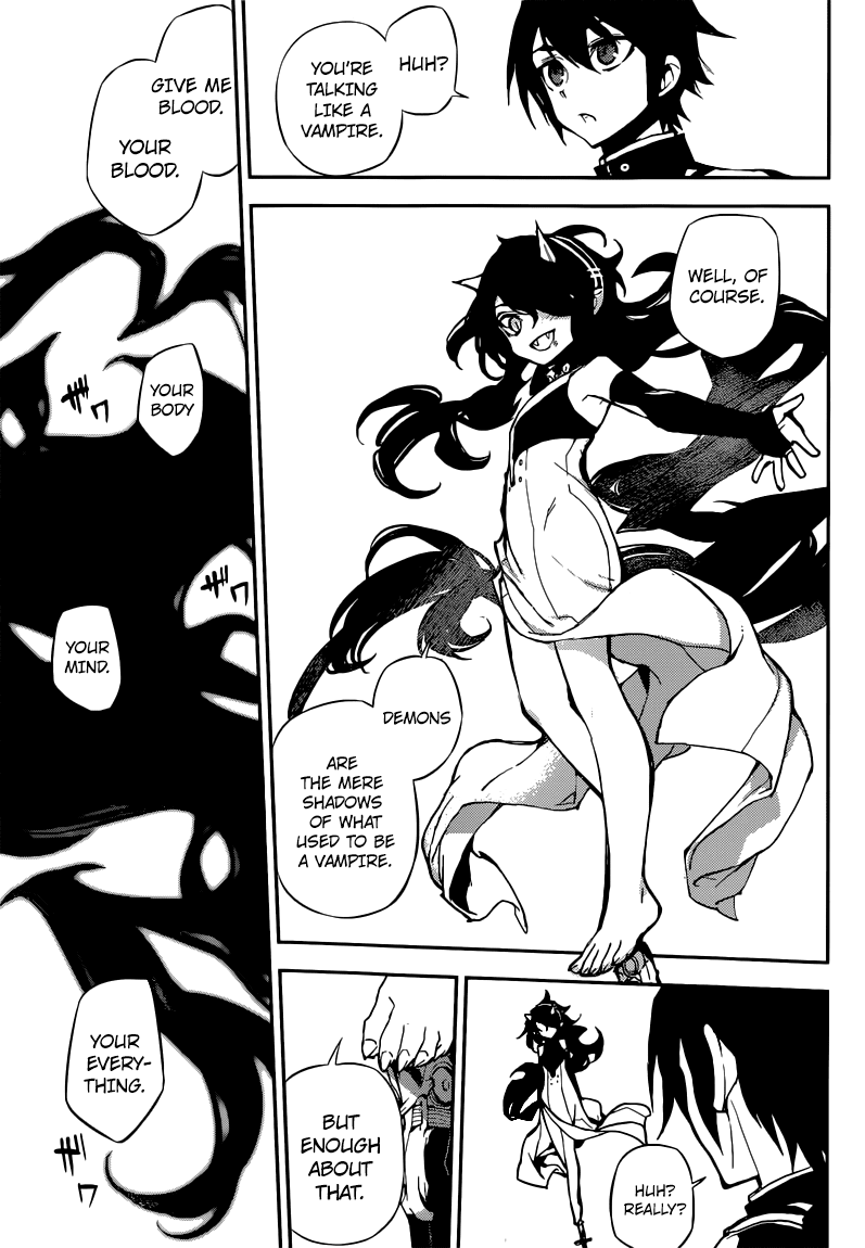 Seraph of the End Chapter 20 page 17 - Chapter 20: The Demon's Nightmare