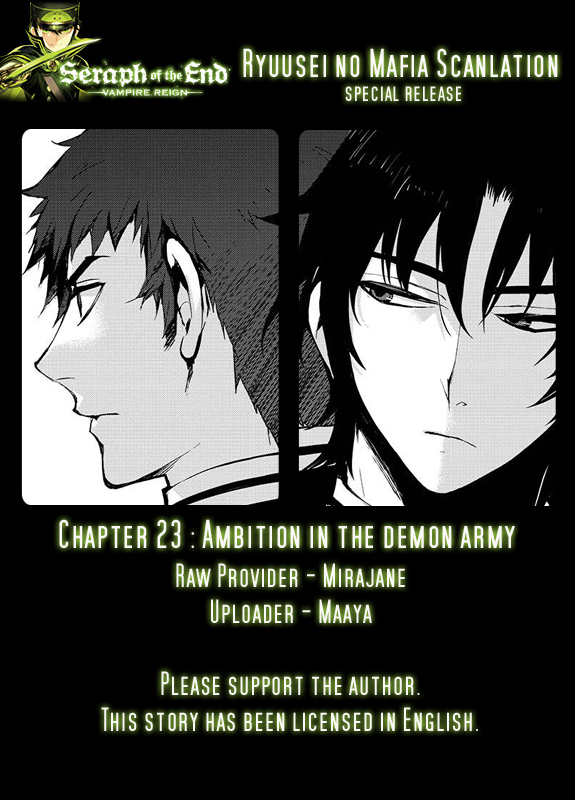 Seraph of the End Chapter 23 page 1 - Chapter 23