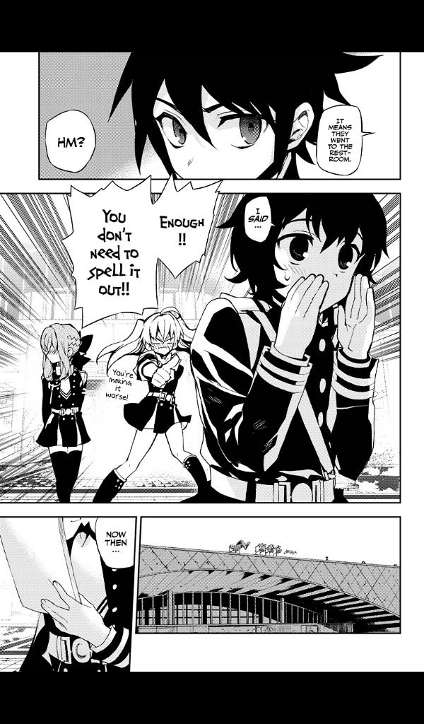 Seraph of the End Chapter 25 page 12 - Chapter 25: Narumi & the 20-Year-Old Yu