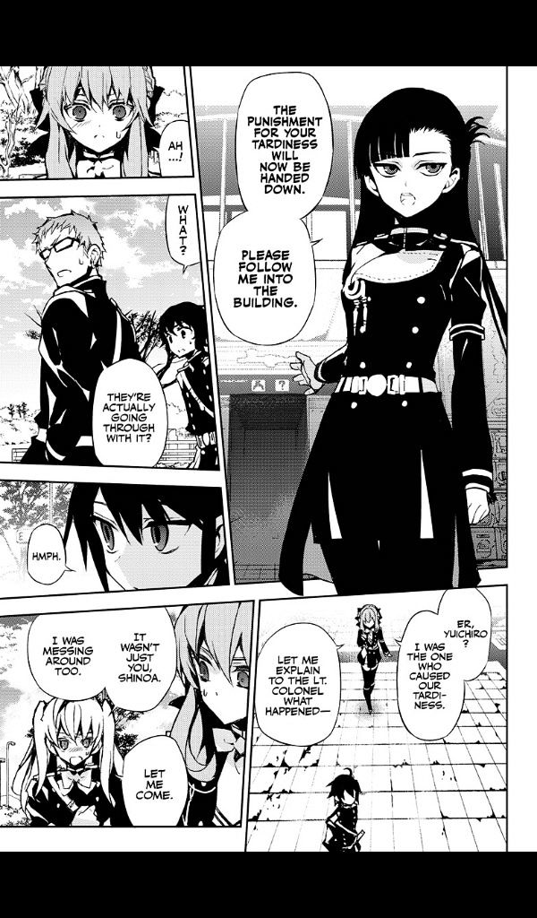 Seraph of the End Chapter 25 page 14 - Chapter 25: Narumi & the 20-Year-Old Yu