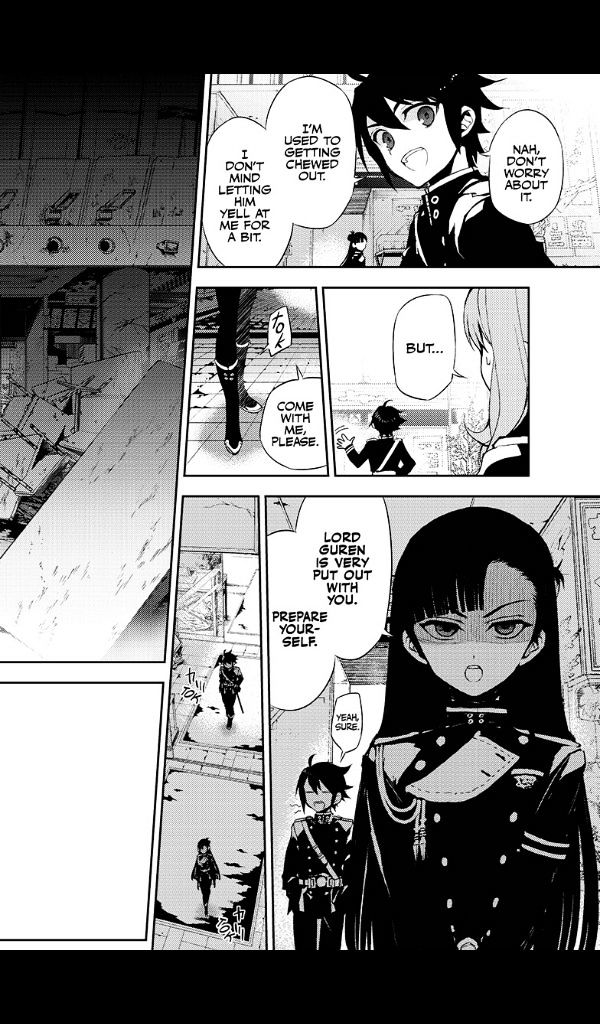 Seraph of the End Chapter 25 page 15 - Chapter 25: Narumi & the 20-Year-Old Yu
