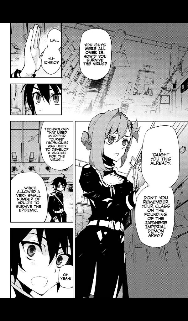 Seraph of the End Chapter 25 page 23 - Chapter 25: Narumi & the 20-Year-Old Yu