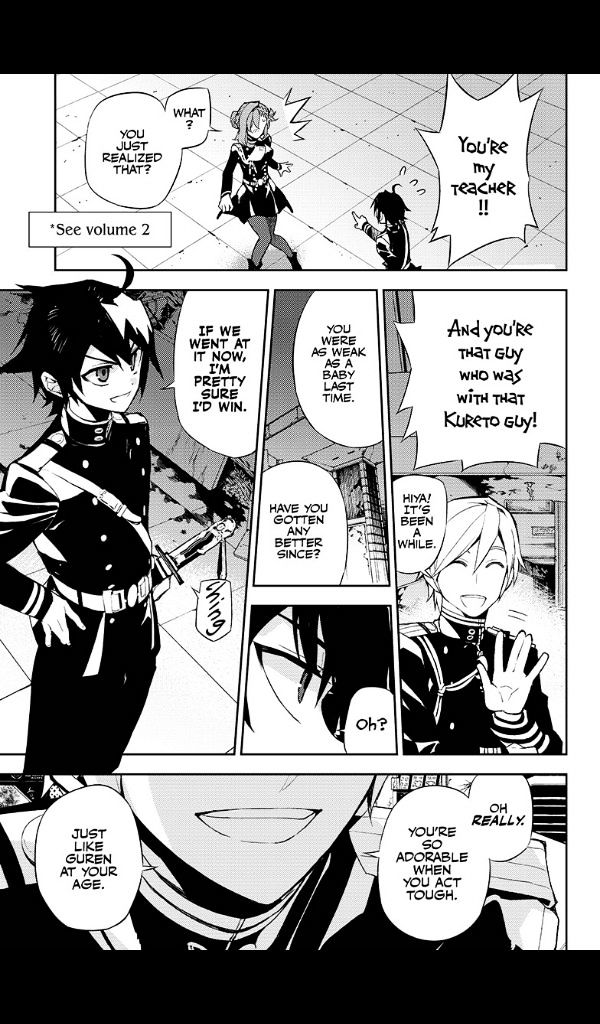 Seraph of the End Chapter 25 page 24 - Chapter 25: Narumi & the 20-Year-Old Yu