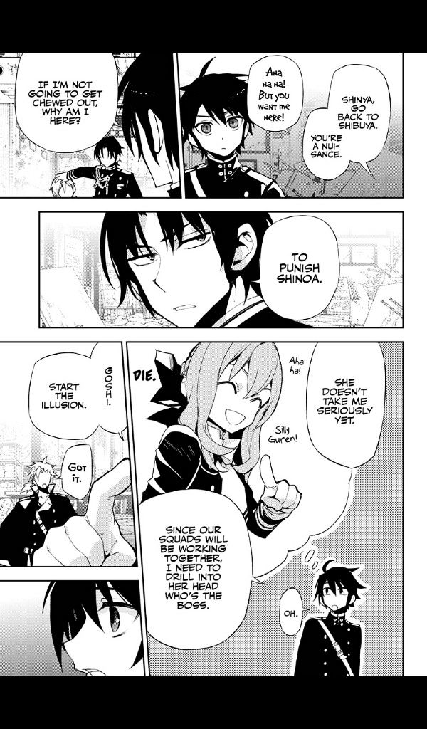 Seraph of the End Chapter 25 page 26 - Chapter 25: Narumi & the 20-Year-Old Yu