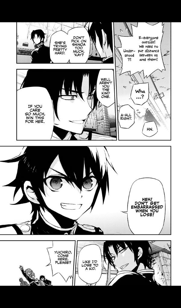 Seraph of the End Chapter 25 page 34 - Chapter 25: Narumi & the 20-Year-Old Yu