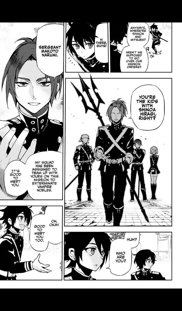 Seraph of the End Chapter 25 page 6 - Chapter 25: Narumi & the 20-Year-Old Yu