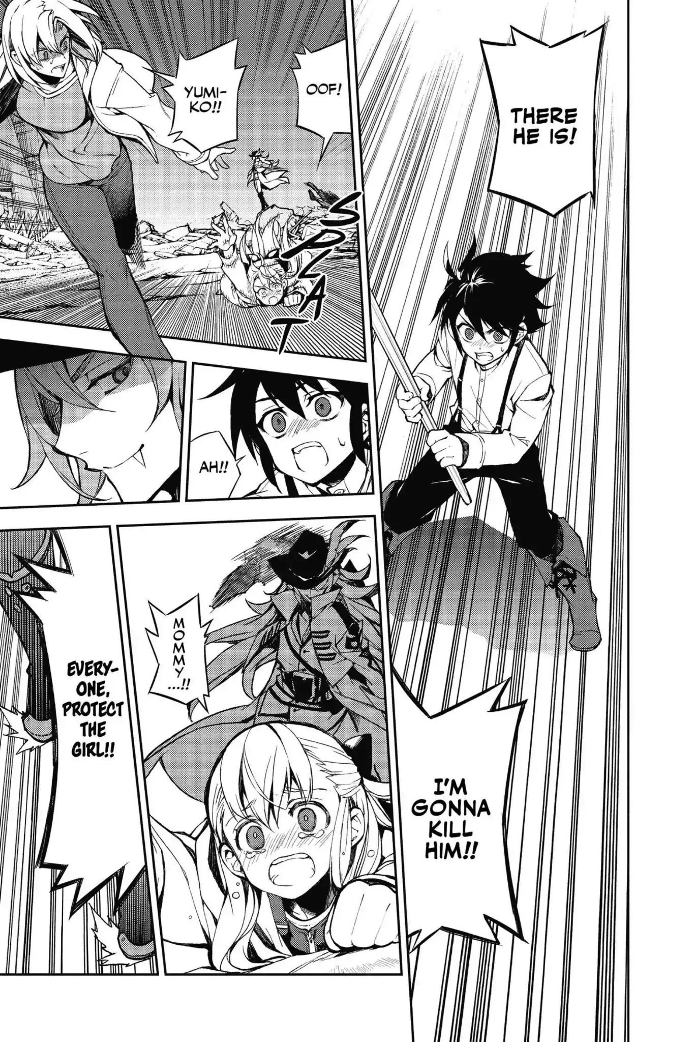 Seraph of the End Chapter 34.5 page 20 - Vol.9 Bonus Chapter: Yu and Guren