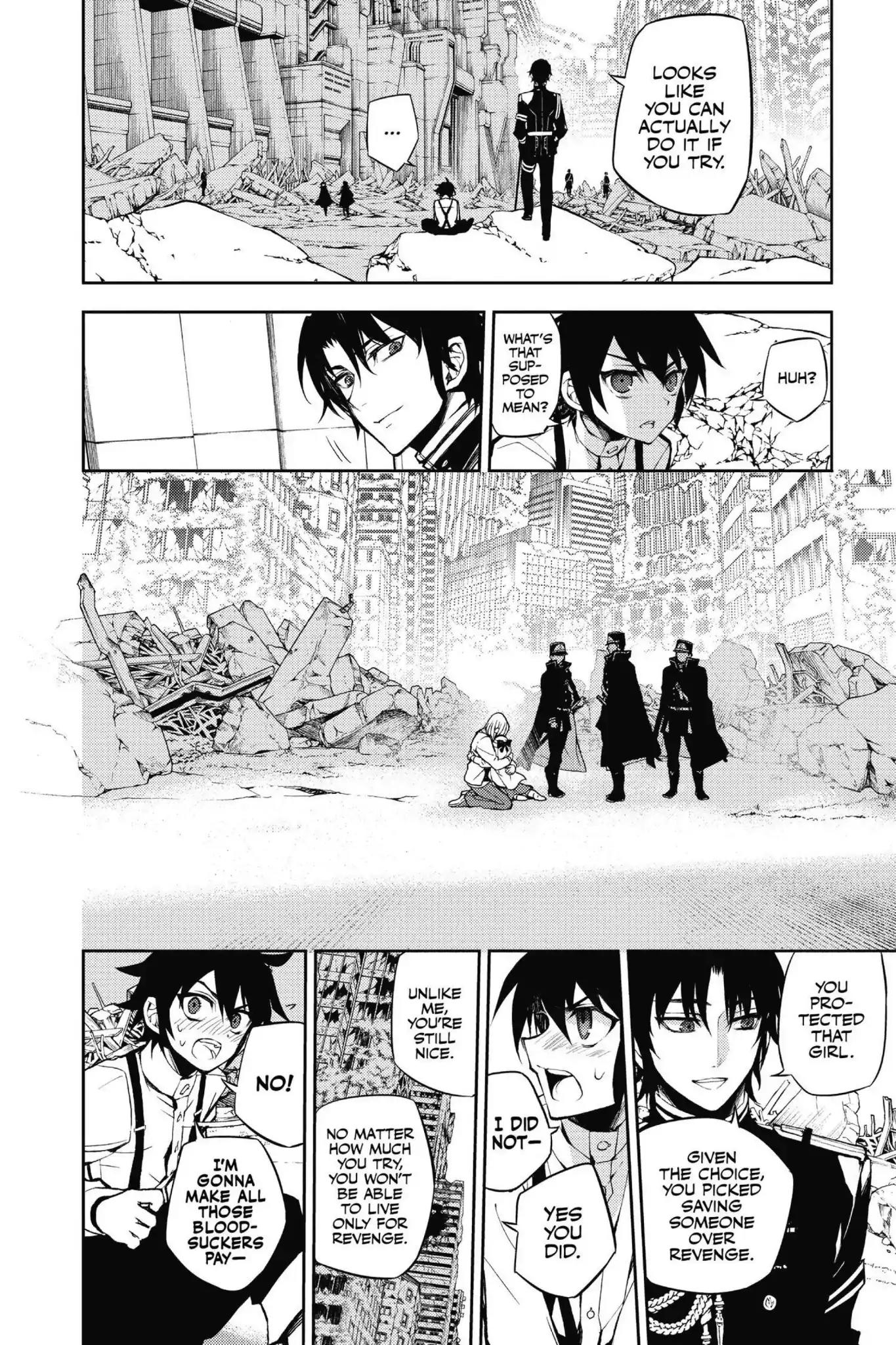 Seraph of the End Chapter 34.5 page 25 - Vol.9 Bonus Chapter: Yu and Guren