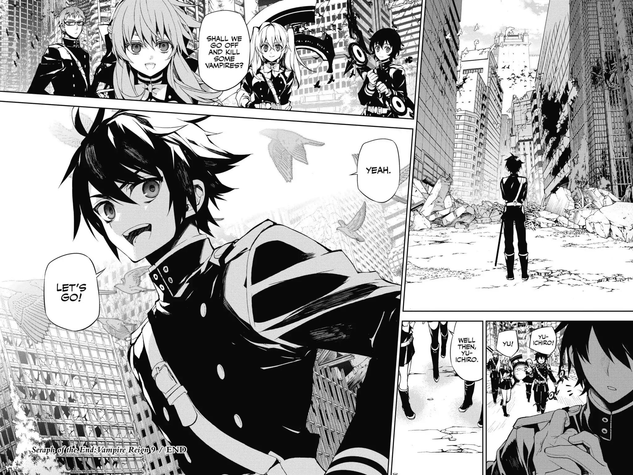Seraph of the End Chapter 34.5 page 27 - Vol.9 Bonus Chapter: Yu and Guren