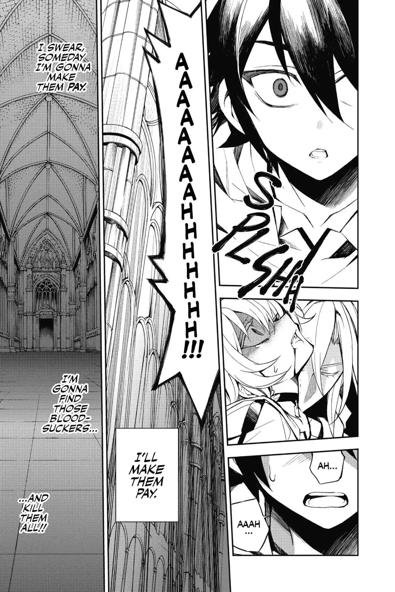 Seraph of the End Chapter 34.5 page 5 - Vol.9 Bonus Chapter: Yu and Guren