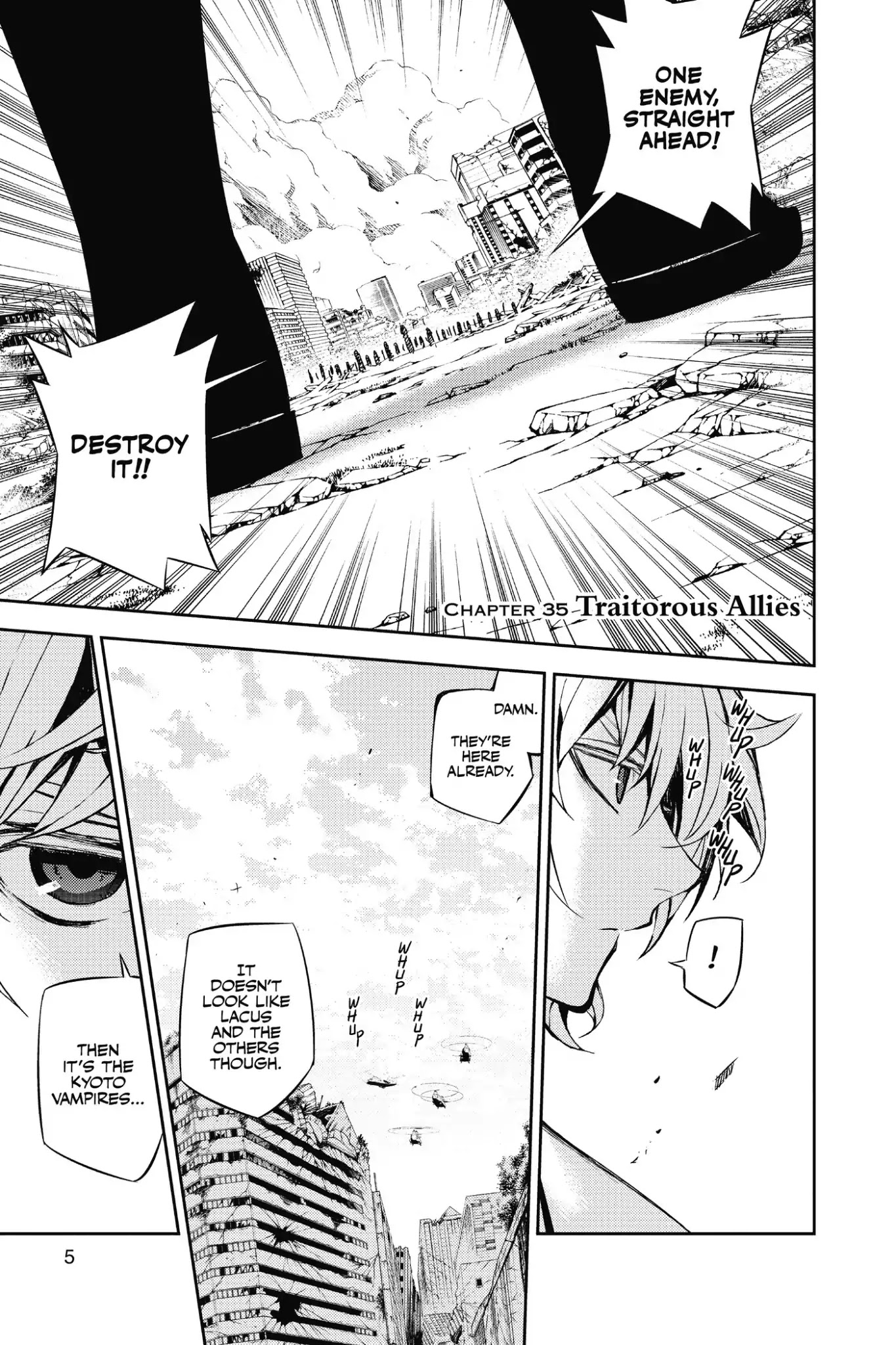 Seraph of the End Chapter 35 page 5 - Chapter 35: Traitorous Allies