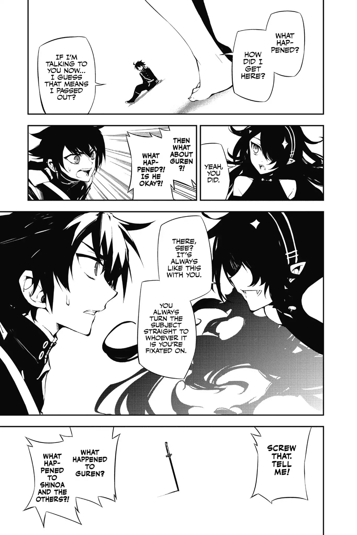 Seraph of the End Chapter 36 page 13 - Chapter 36: Yu & Mika