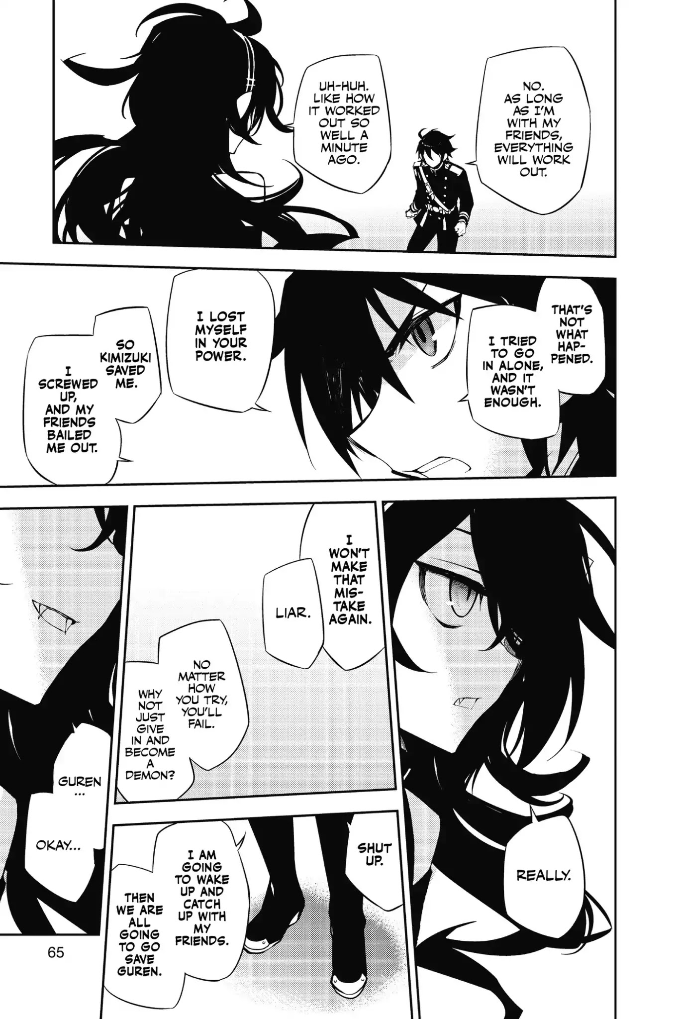 Seraph of the End Chapter 36 page 15 - Chapter 36: Yu & Mika