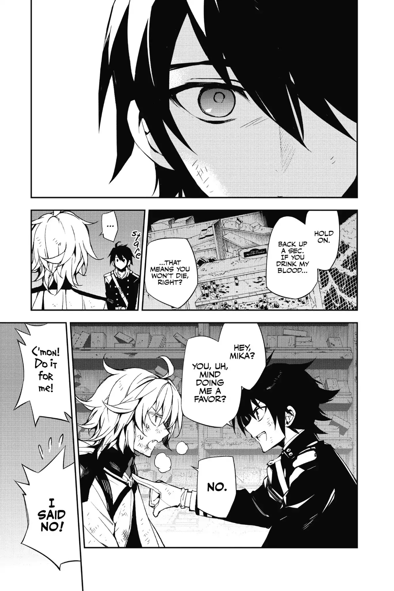 Seraph of the End Chapter 36 page 32 - Chapter 36: Yu & Mika