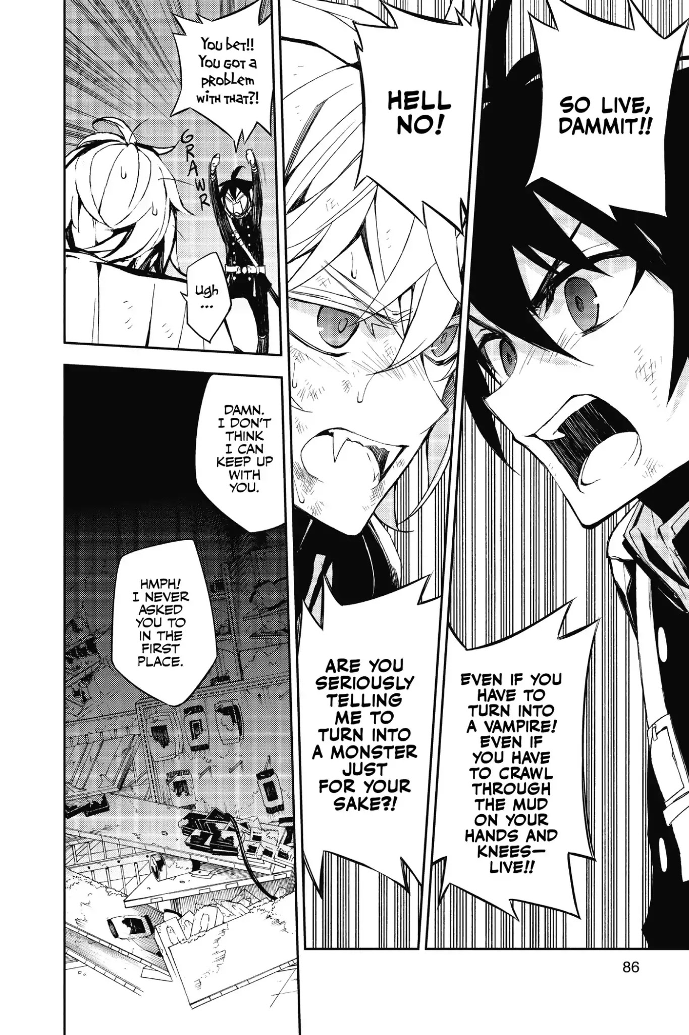 Seraph of the End Chapter 36 page 35 - Chapter 36: Yu & Mika