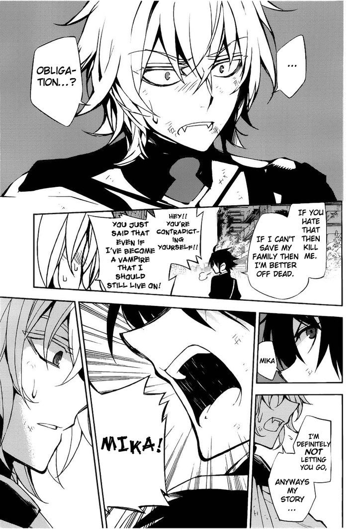 Seraph of the End Chapter 37 page 17 - Chapter 37: Family and Monster