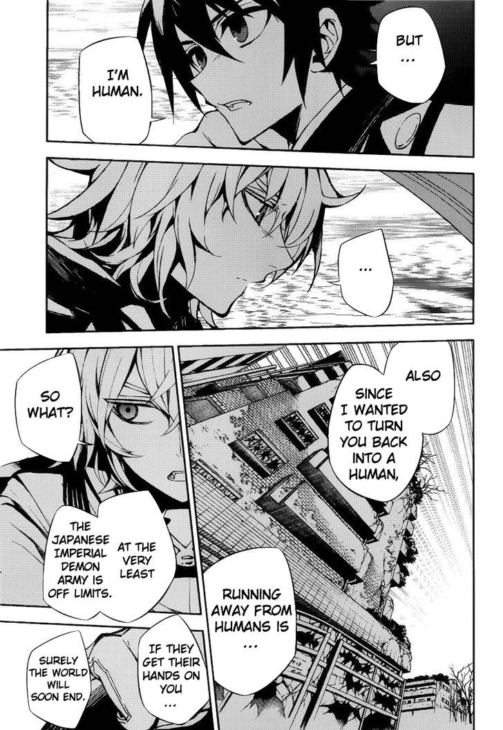 Seraph of the End Chapter 37 page 35 - Chapter 37: Family and Monster