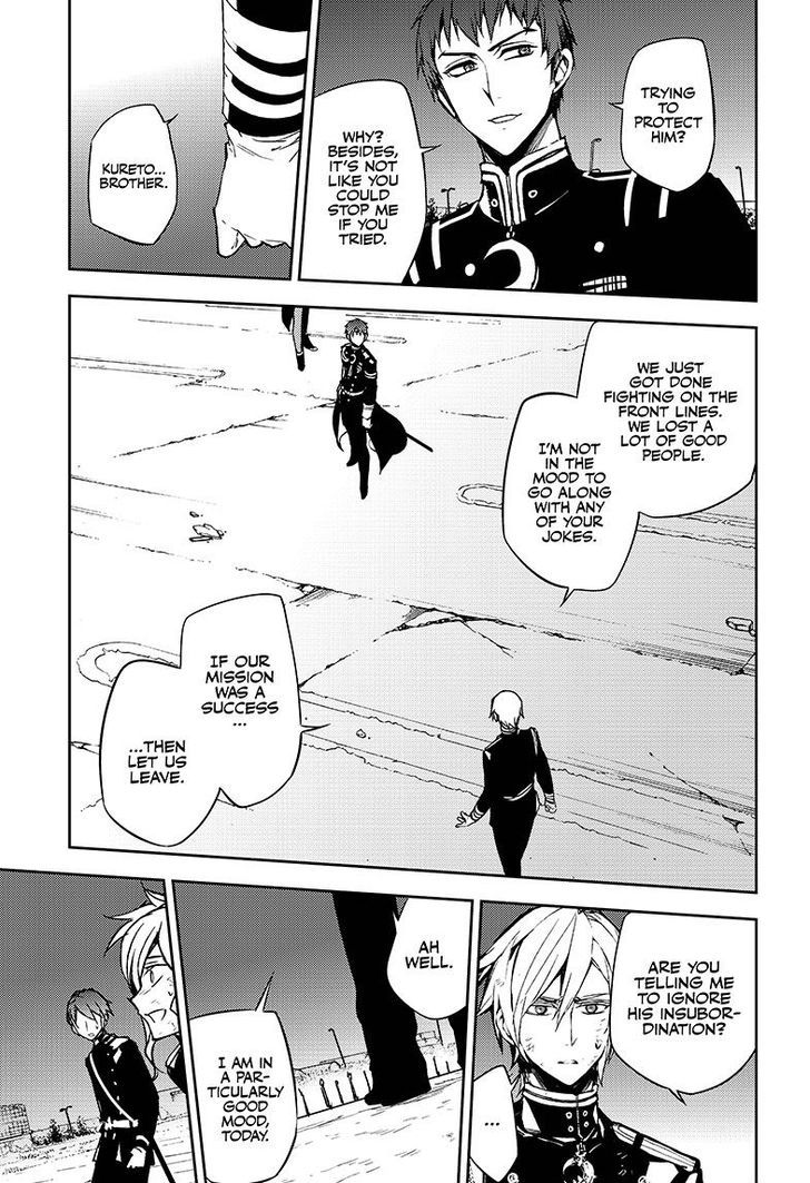 Seraph of the End Chapter 39 page 31 - Chapter 39: The Beginning of the Plan