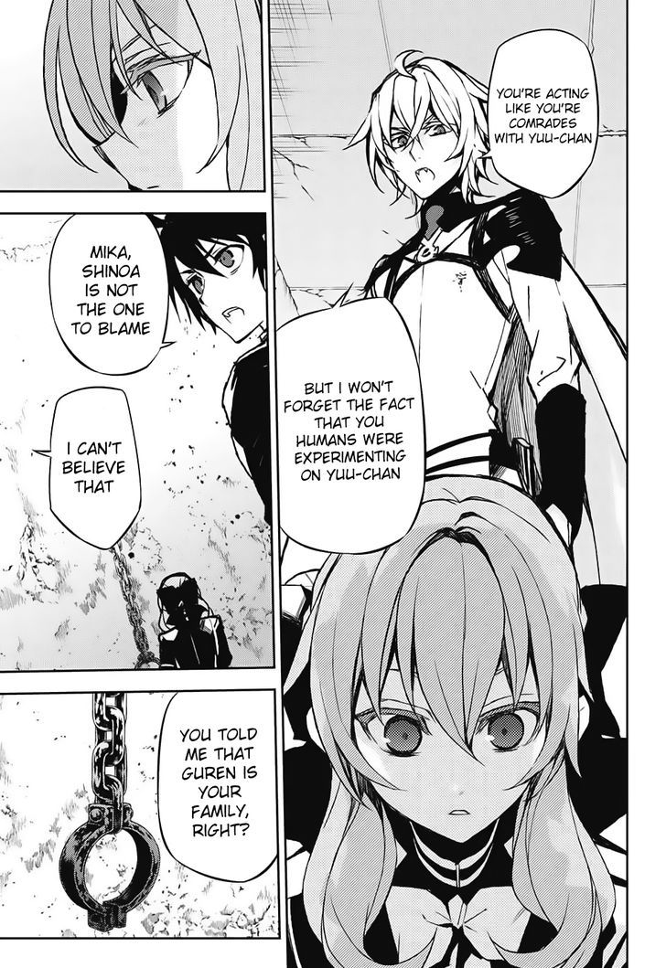 Seraph of the End Chapter 43 page 12 - Chapter 43: The Village of Beginning