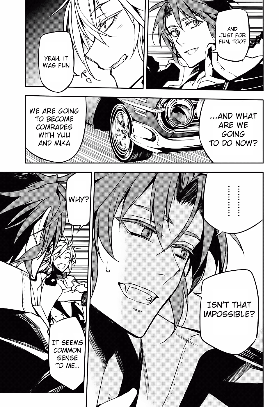 Seraph of the End Chapter 44 page 4 - Chapter 44: The Dead Sea Drive