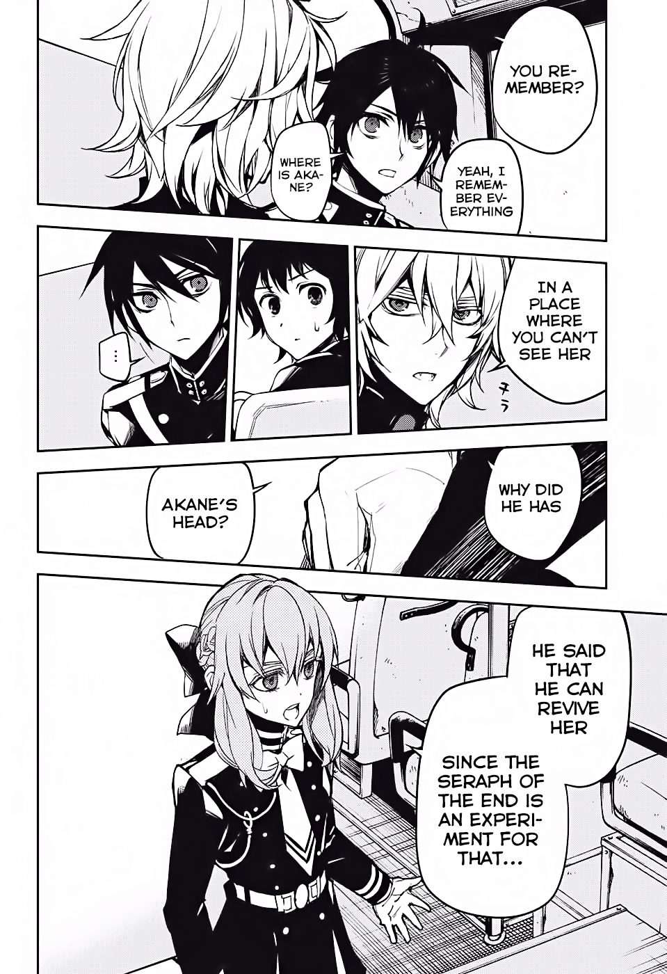 Seraph of the End Chapter 47 page 28 - Chapter 47: The Price of a Prayer