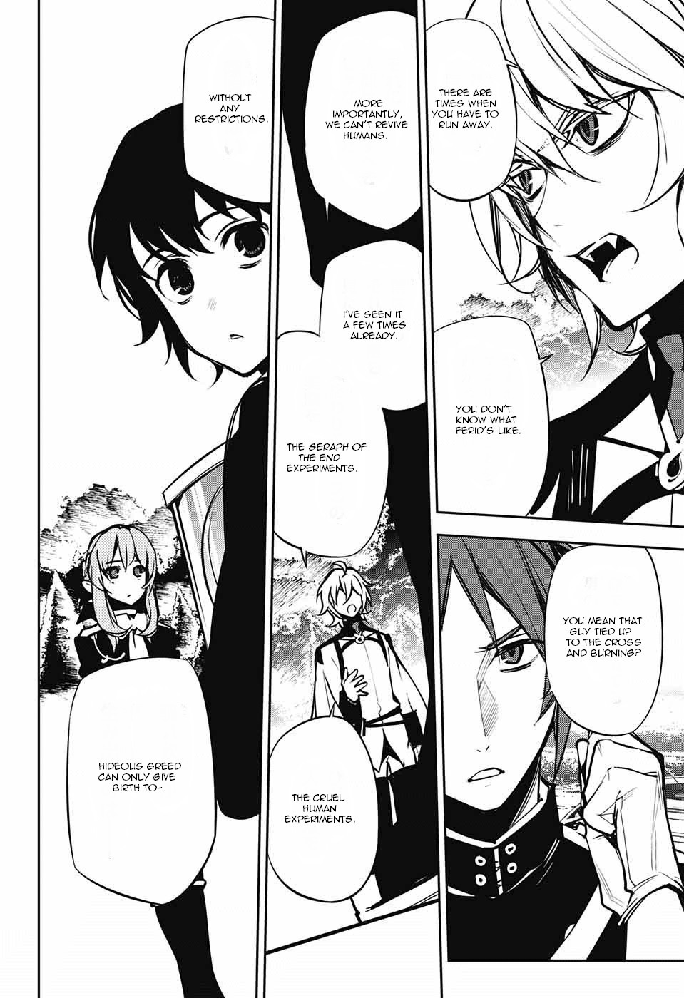 Seraph of the End Chapter 52 page 14 - Chapter 52: Mysterious Mansion
