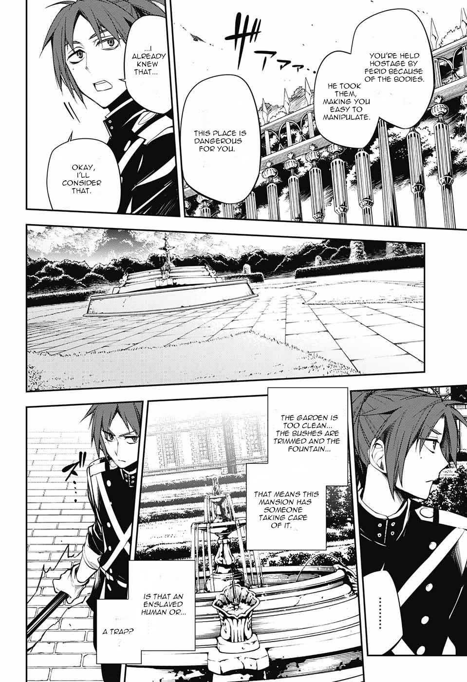 Seraph of the End Chapter 52 page 18 - Chapter 52: Mysterious Mansion