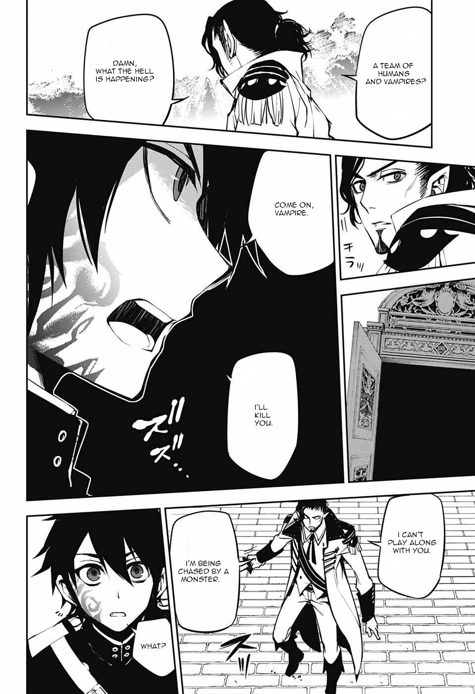 Seraph of the End Chapter 52 page 28 - Chapter 52: Mysterious Mansion