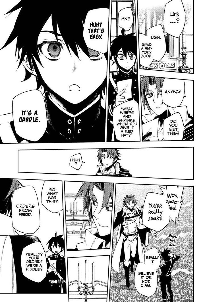 Seraph of the End Chapter 53 page 25 - Chapter 53: Holy Knight's Secret