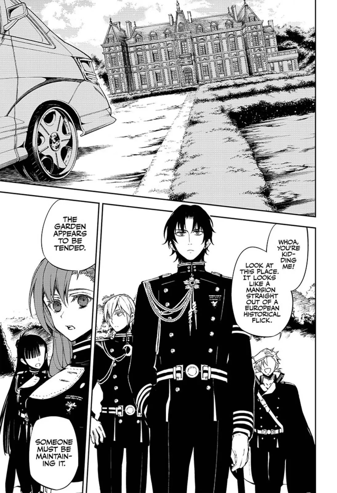Seraph of the End Chapter 56 page 1 - Chapter 56: Loose-Lipped Vampire