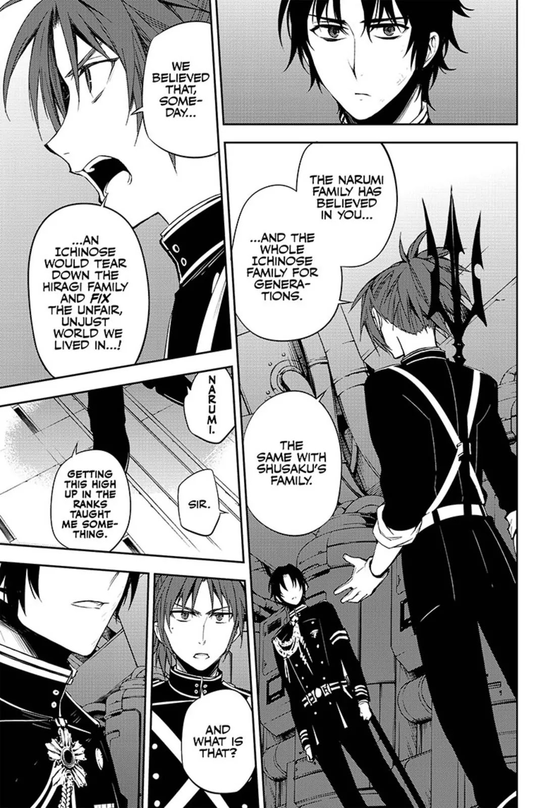 Seraph of the End Chapter 56 page 33 - Chapter 56: Loose-Lipped Vampire