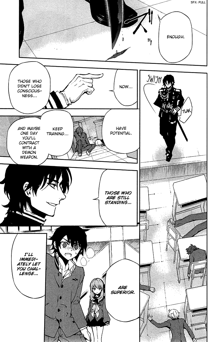Seraph of the End Chapter 6 page 17 - Chapter 6: Ashura The Black