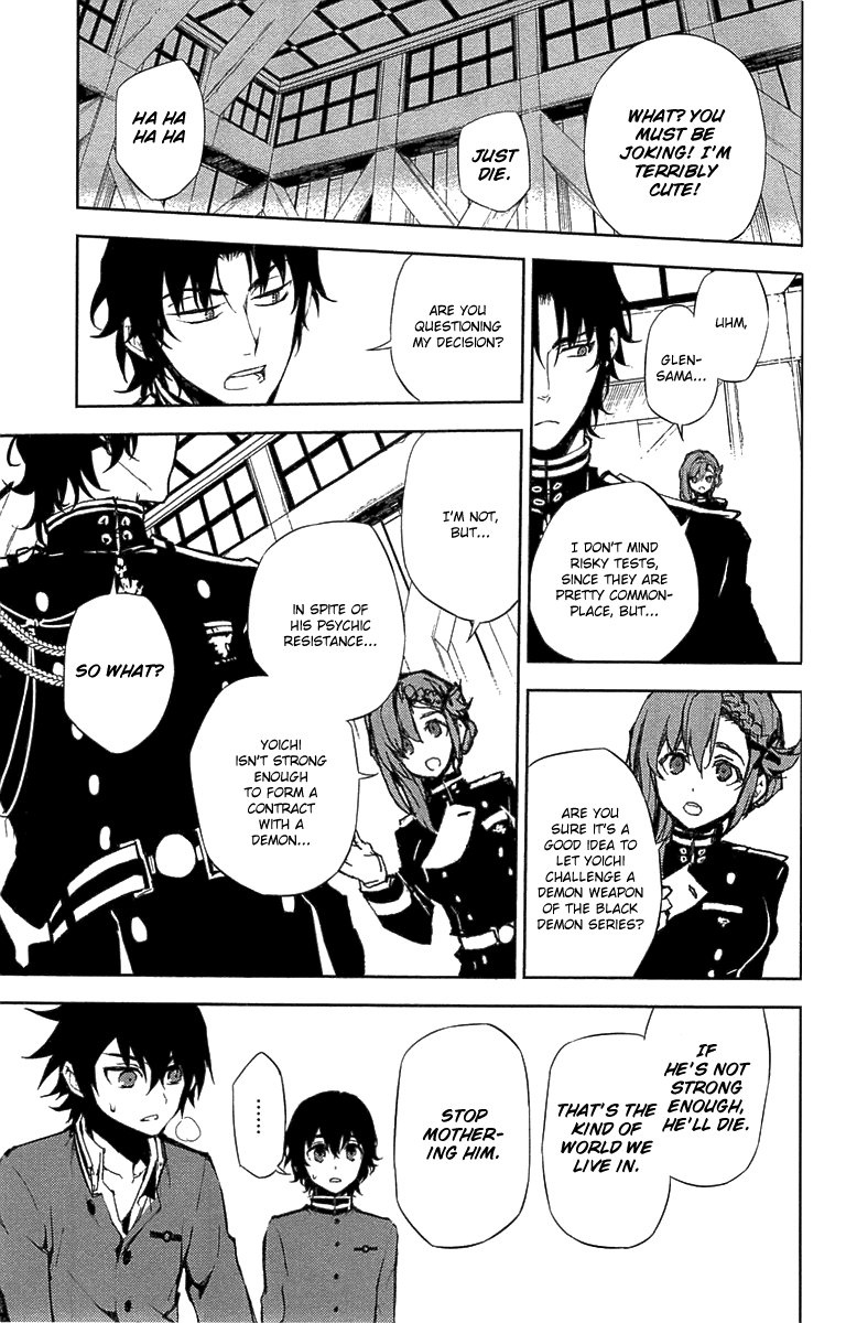 Seraph of the End Chapter 6 page 19 - Chapter 6: Ashura The Black