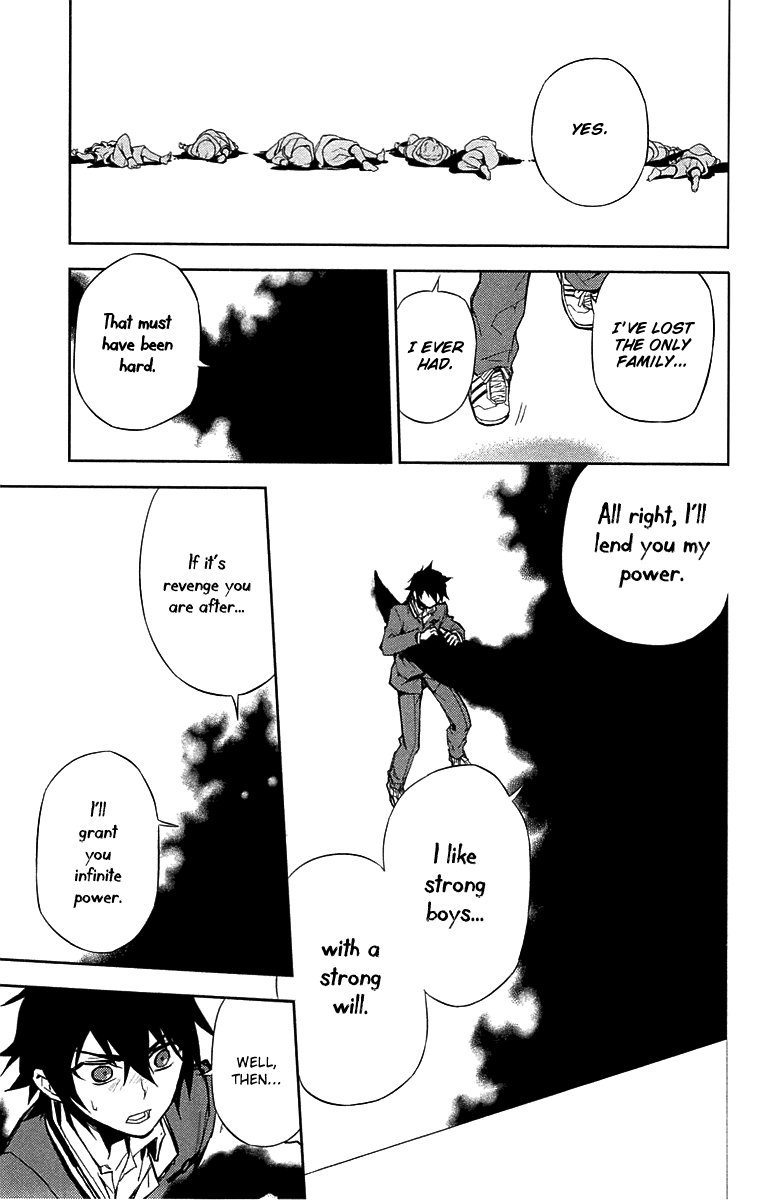Seraph of the End Chapter 6 page 35 - Chapter 6: Ashura The Black